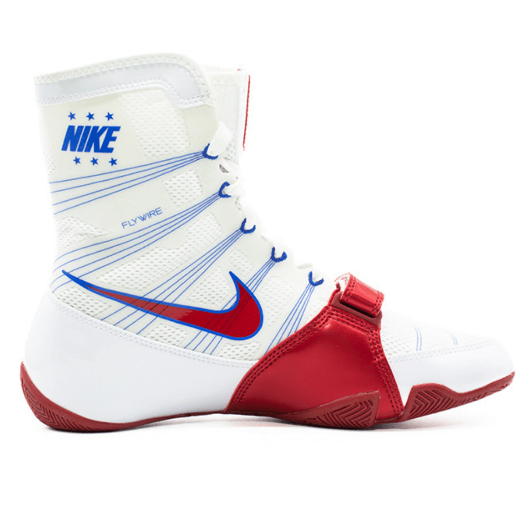 Nike HyperKO - White / Royal / Red - Image 3