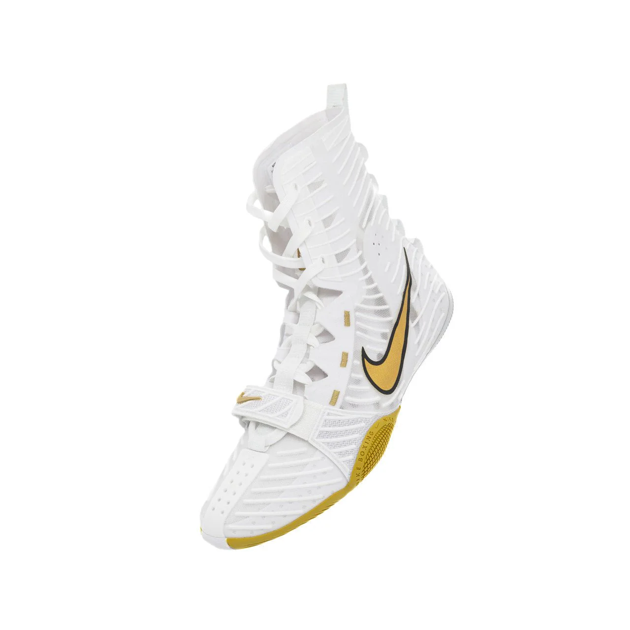 Nike HyperKO 3 Boxing Shoes - White/Gold - Image 9