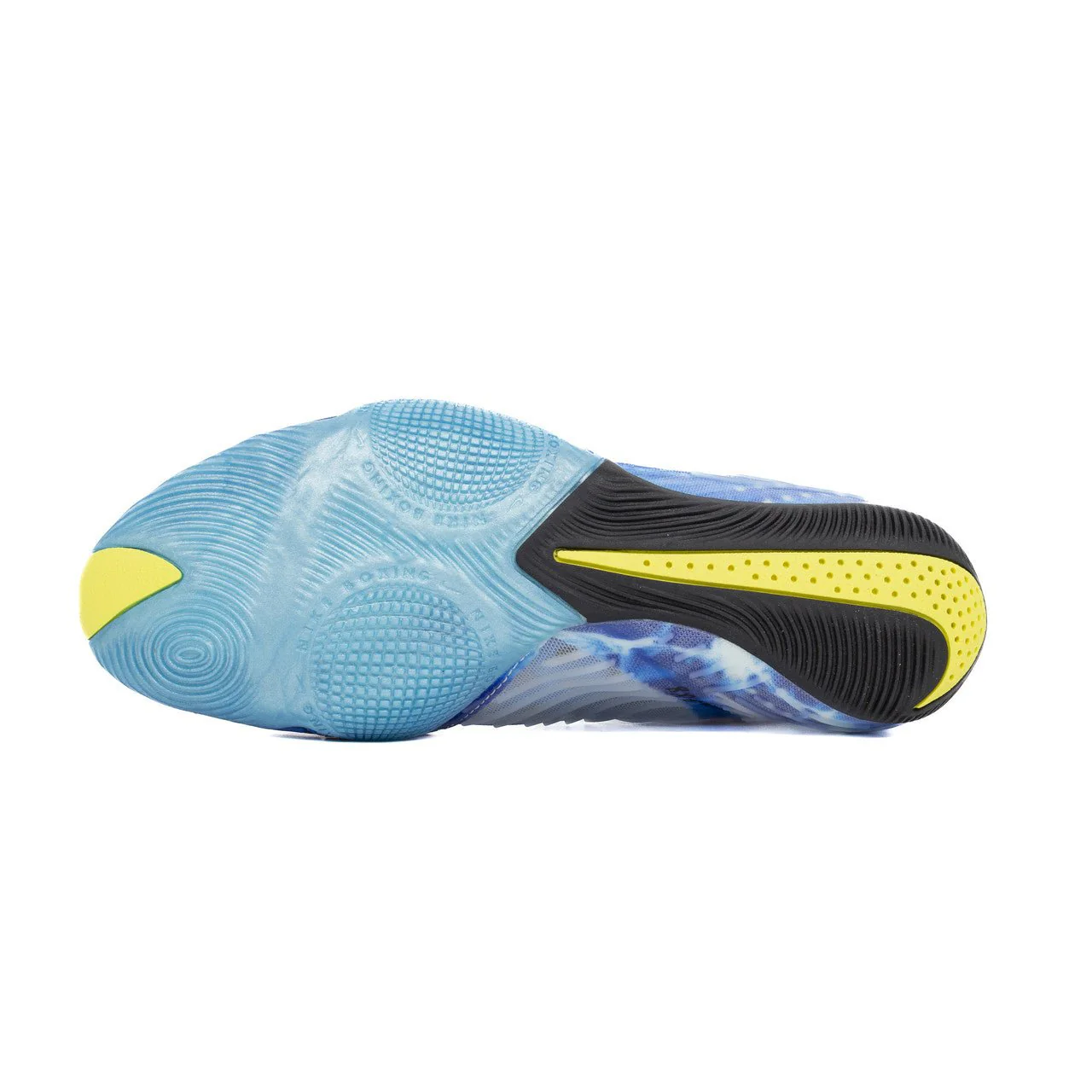 Nike HyperKO 3 SE Boxing Shoes - Photo Blue/Sonic Yellow-Black - Image 7
