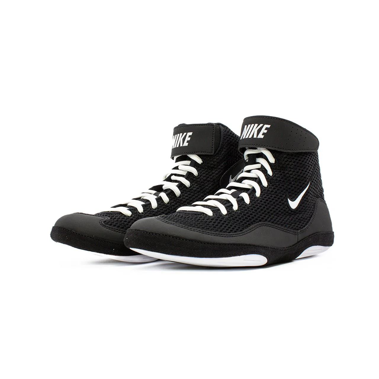 Nike Inflict 3 Wrestling Shoes - Black/White - Image 7