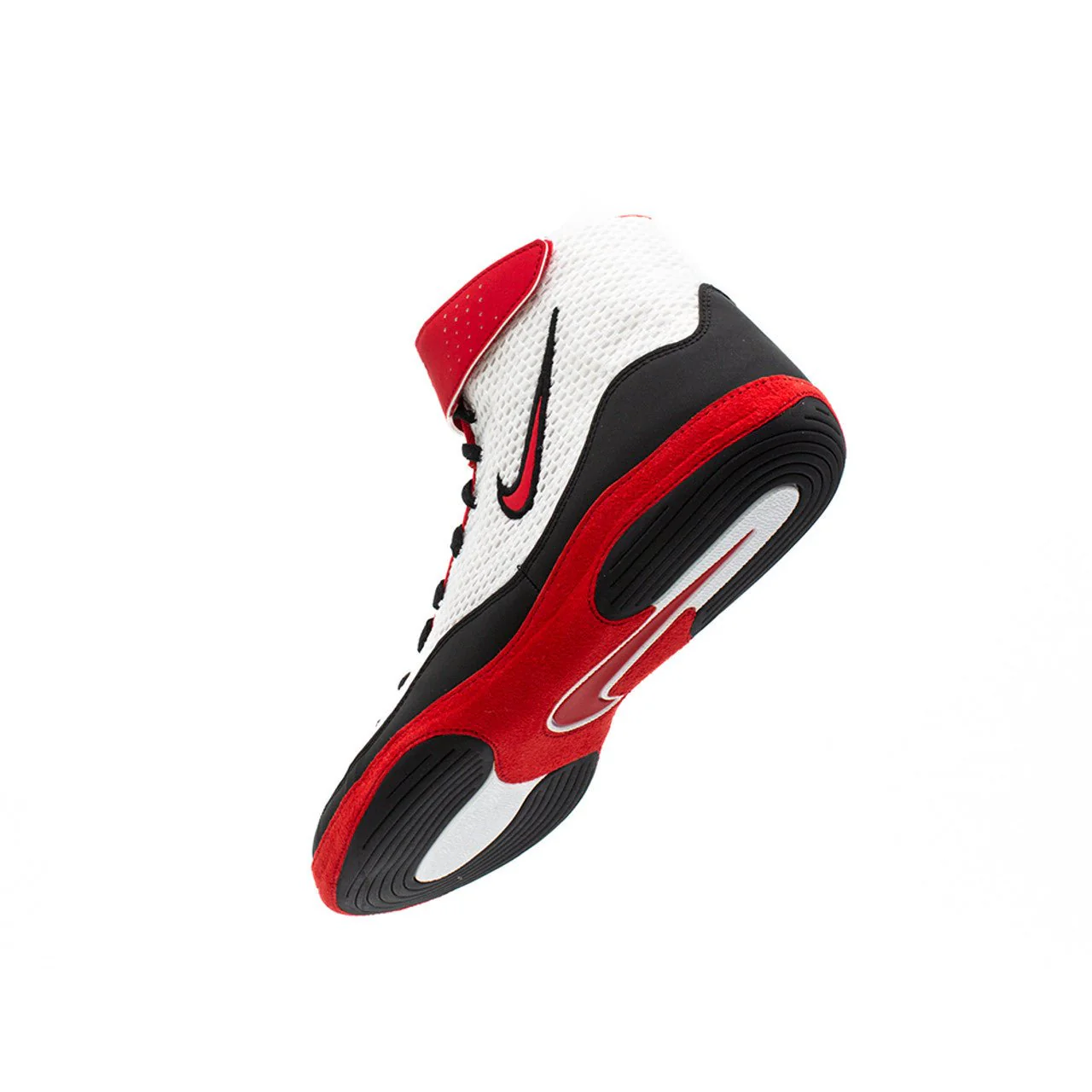 Nike Inflict 3 Wrestling Shoes - White / Red / Black - Image 5