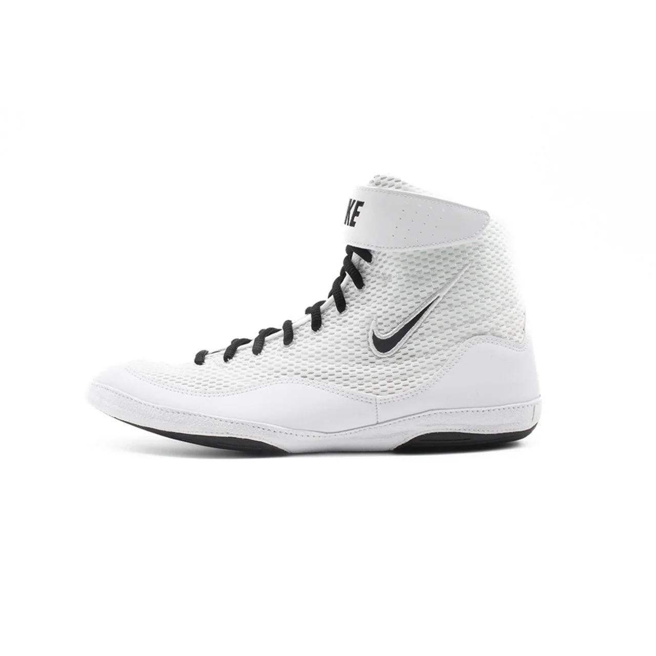 Nike Inflict 3 Wrestling Shoes - White/Black - Image 3