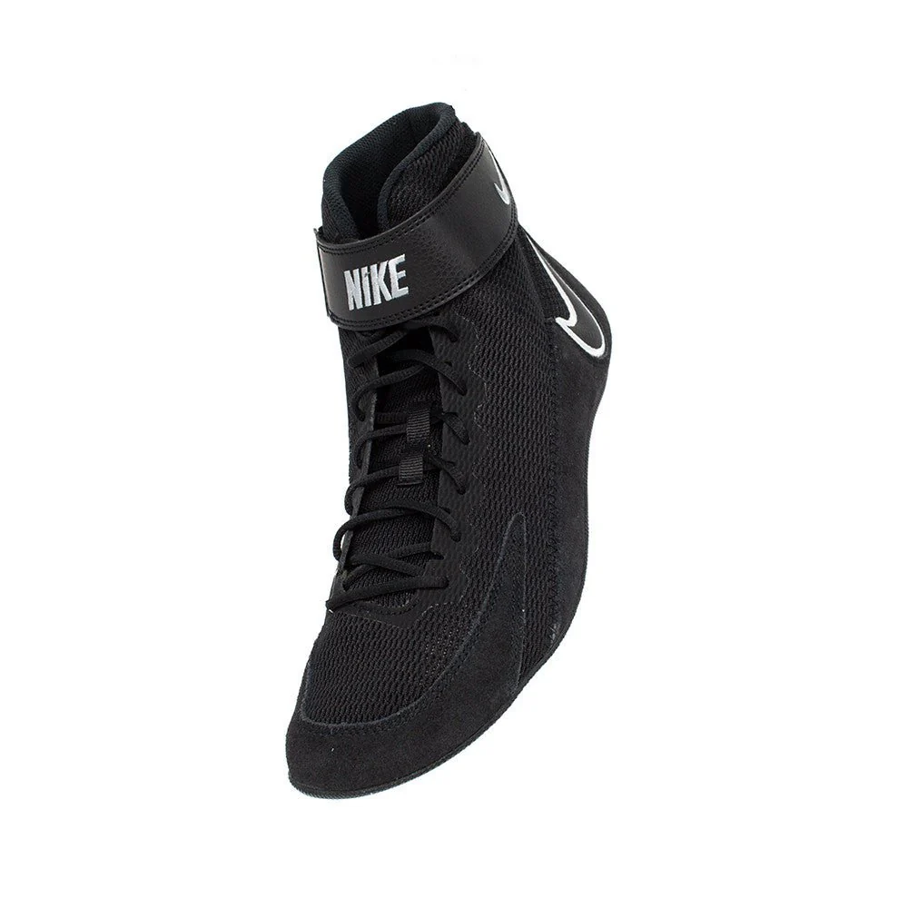 Nike Speedsweep VIII Wrestling Shoes - Black/White-Black/Wolf Grey - Image 7