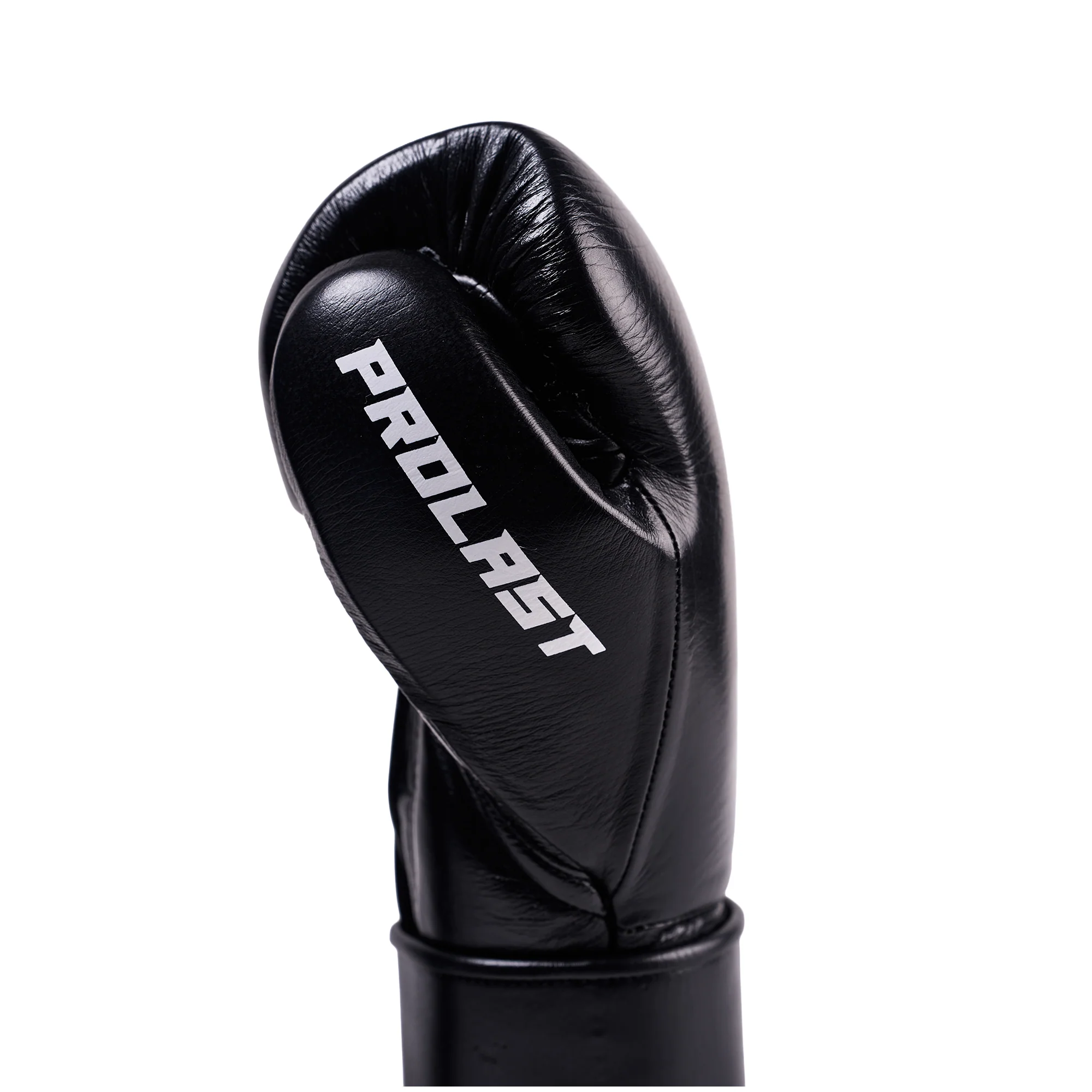 Prolast PG Professional Boxing Gloves Charcoal Black - Velcro ( Hand Made ) - Image 5