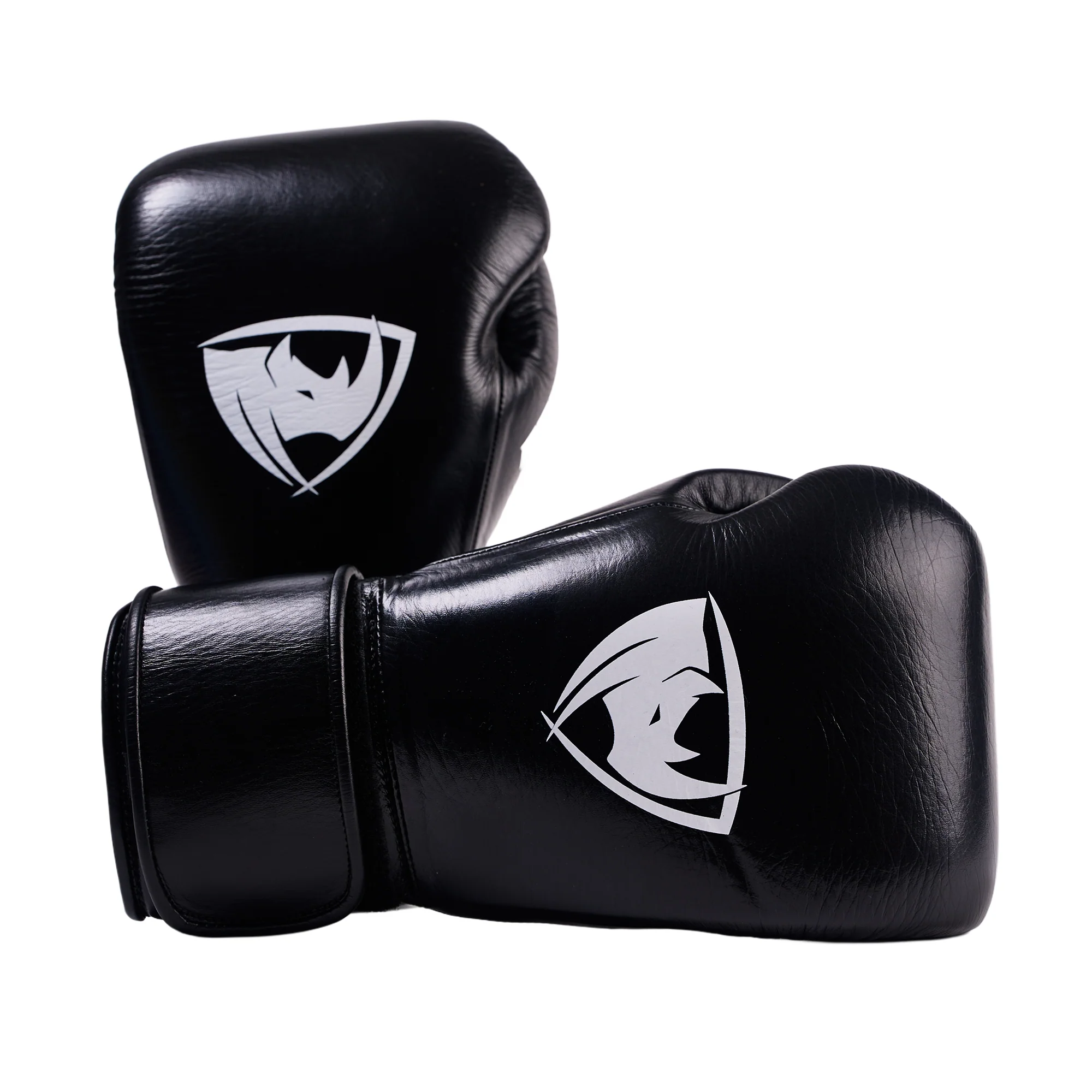 Prolast PG Professional Boxing Gloves Charcoal Black - Velcro ( Hand Made ) - Image 7