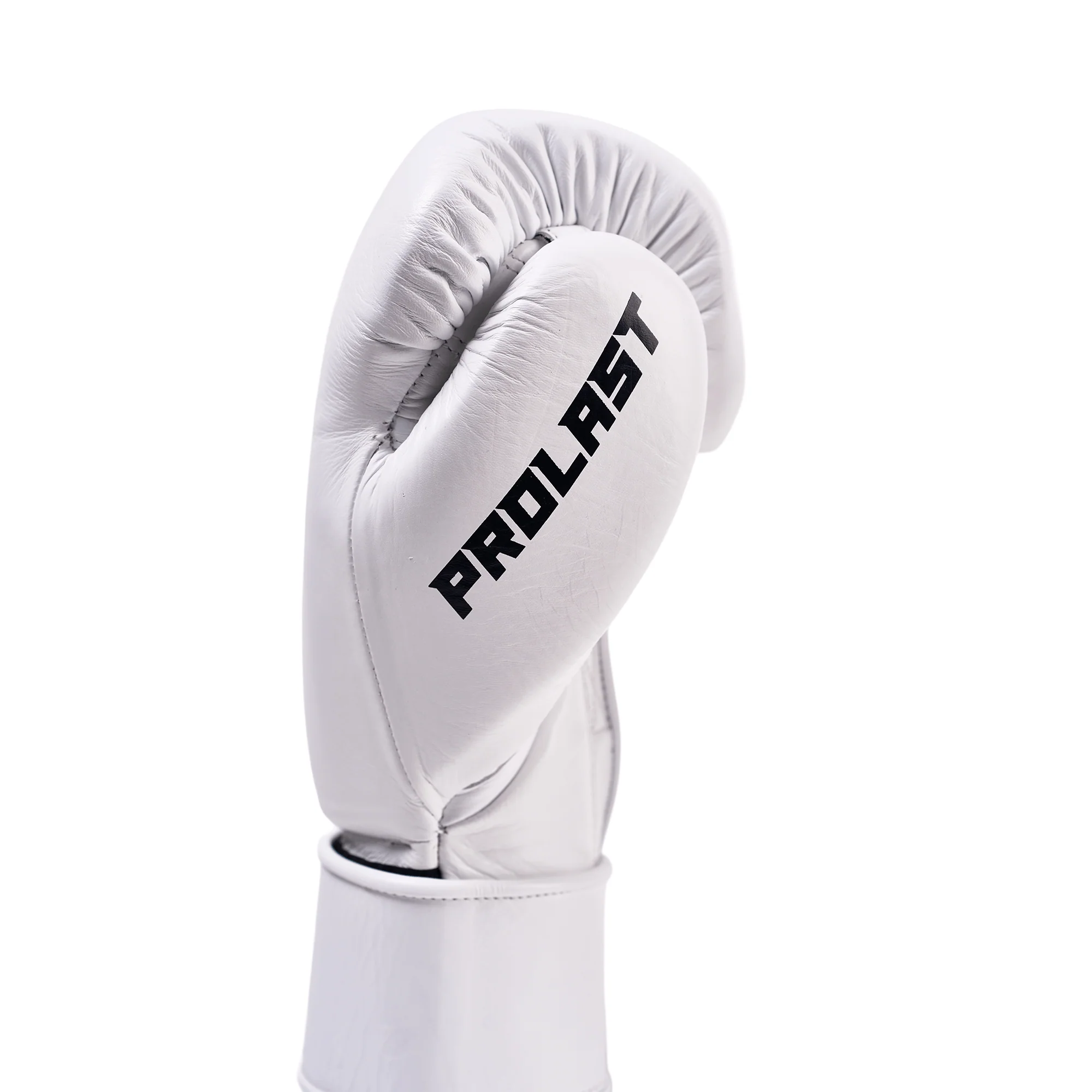 Prolast PG Professional Boxing Gloves Columbian White - Velcro ( Hand Made ) - Image 6