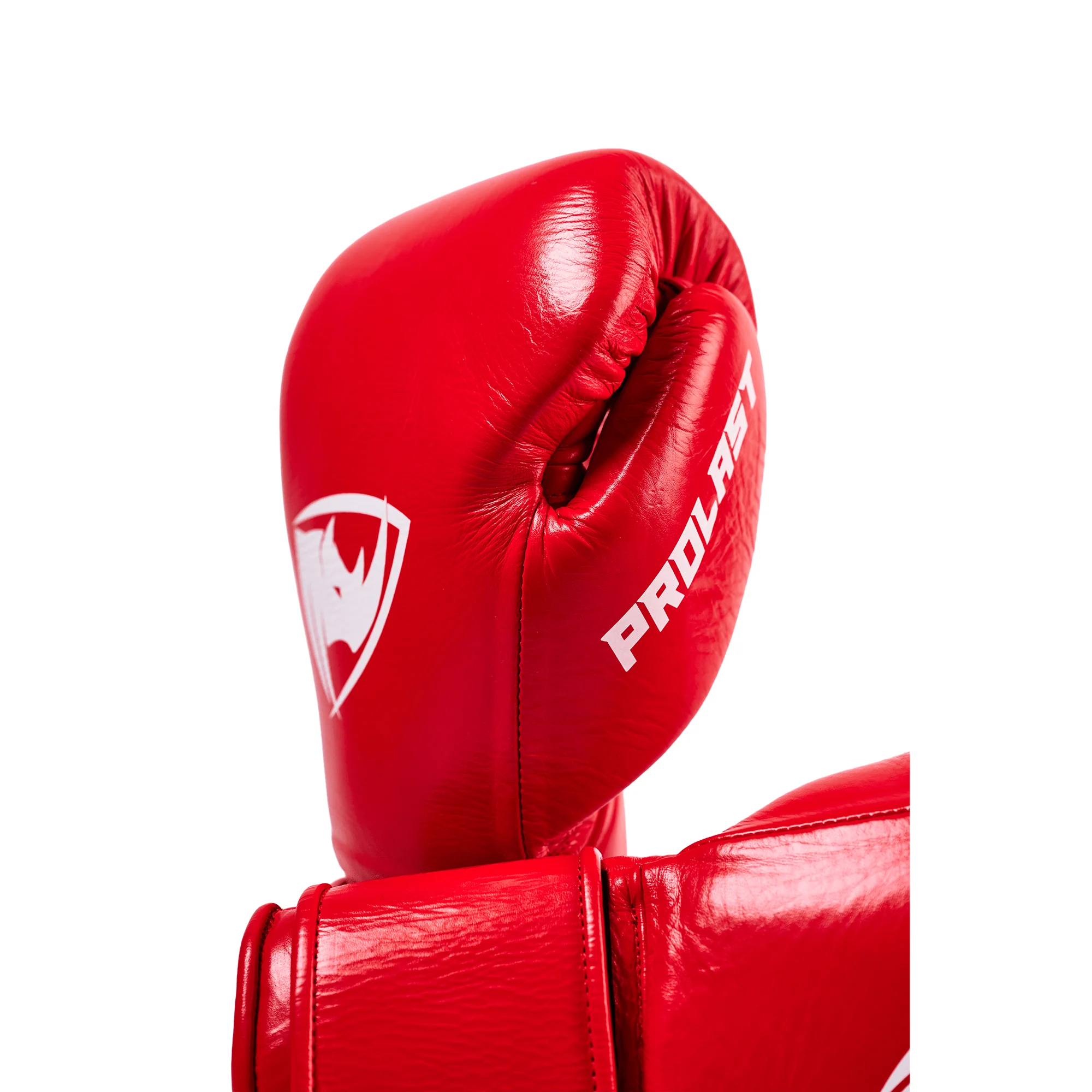 Prolast PG Professional Boxing Gloves Crimson Red - Velcro ( Hand Made ) - Image 7