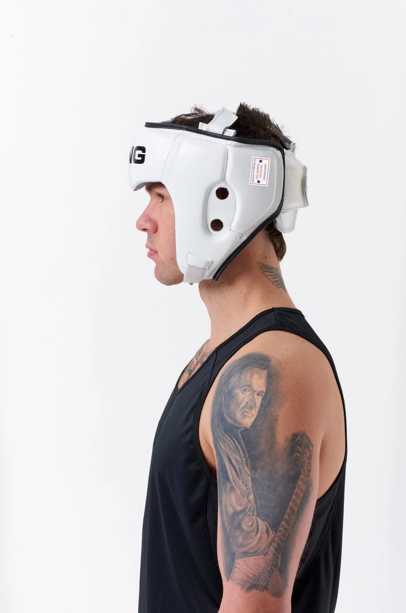 USA Boxing Approved Open Face Head Guard - Image 4
