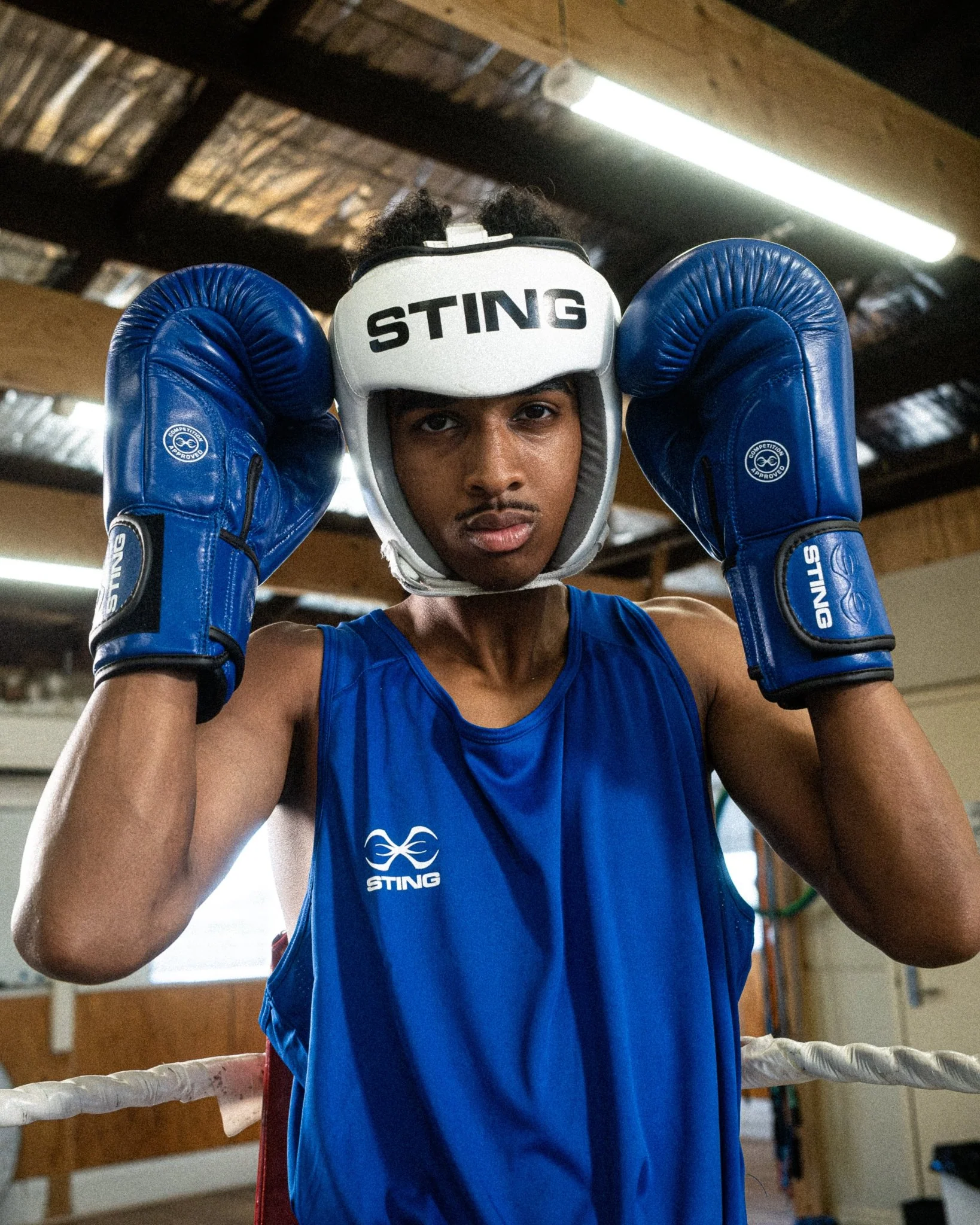 USA Boxing Approved Open Face Head Guard - Image 6
