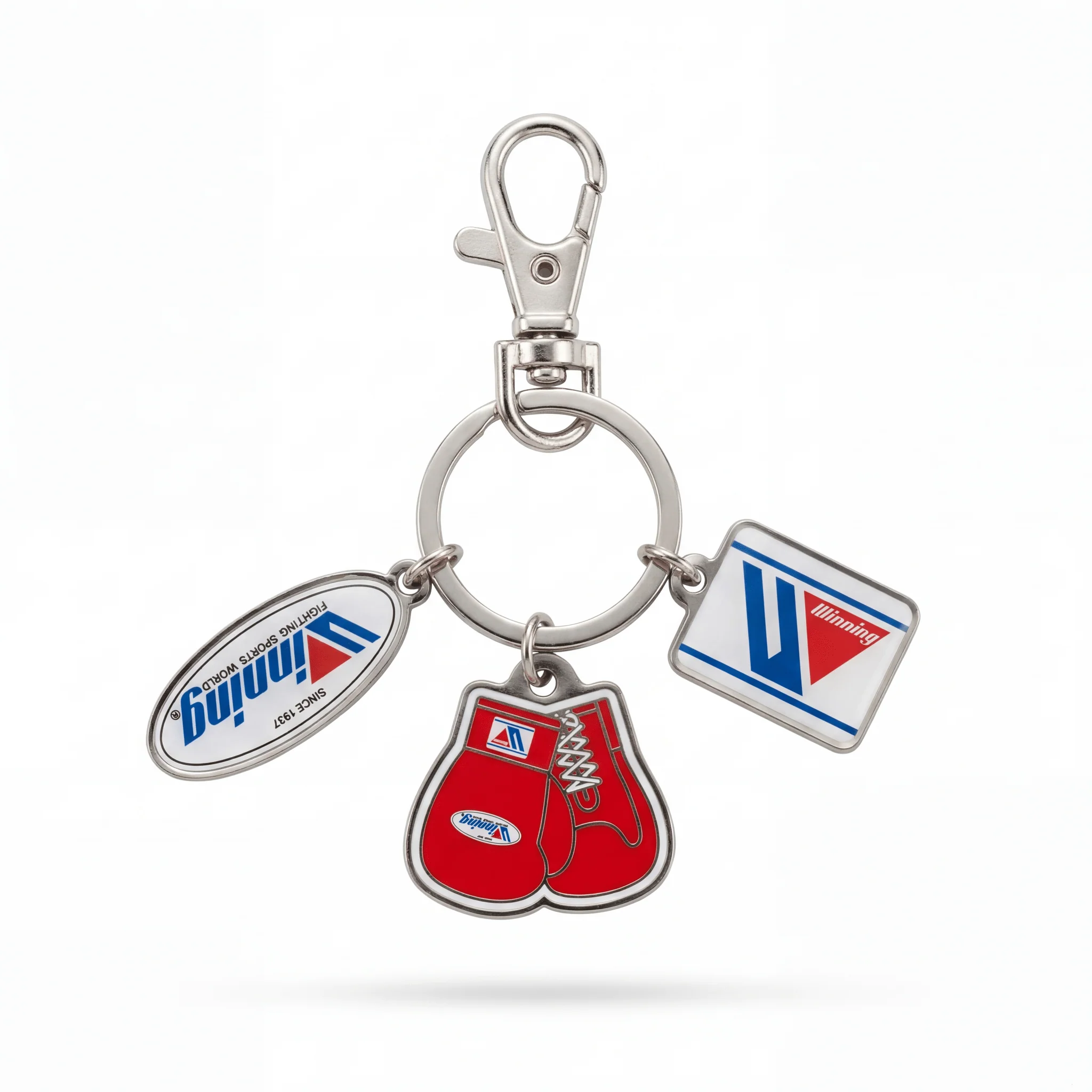 Winning Triple Keychain - Logo & Gloves
