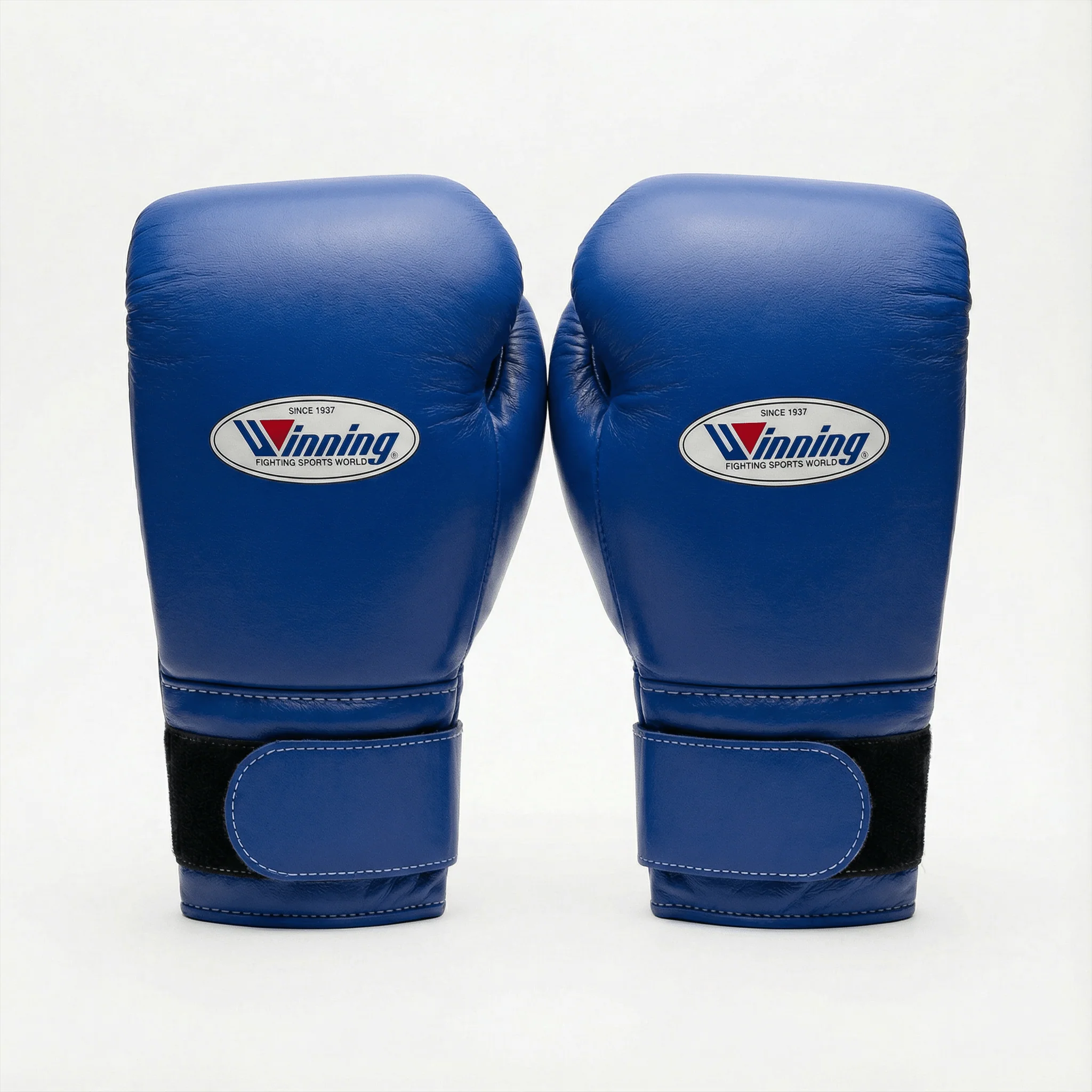 WINNING VELCRO BOXING GLOVES - BLUE - Image 3